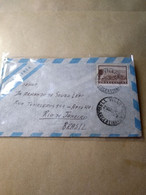 To Brasil From Argentina.2 Letters.to Vitoria Ri.2 Diff Recepción Pmks  At Santos Dumont Airport.atlant7eg Post Conmem - Brieven En Documenten