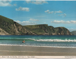 MENAWN CLIFFS FROM KEEL BAY - ACHILL ISLAND  - COUNTY MAYO - IRELAND - Mayo