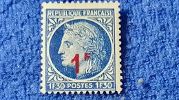 FRANSA-1945-46 -1.30F.NEW DAİLY STAMPS DAMGASIZ - Altri & Non Classificati