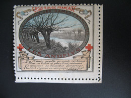 Vignette Militaire Delandre Guerre De 1914 - Croix Rouge - Red Cross -  Les Andelys - Rotes Kreuz