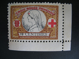 Vignette Militaire Delandre Guerre De 1914 - Croix Rouge - Red Cross - Croix Rouge Française    Neuf ** - Cruz Roja