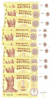 Moldova 10x 1 Lei 2015 UNC - Moldavië