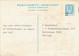 POSTKORT  FRAN  FINLAND---POSTIKORTTI    1976  (VIAGGIATA) - Covers & Documents