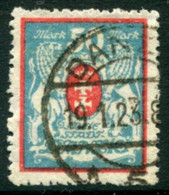 DANZIG 1922  Arms 50 Mk. Postally Used.  Michel 127Y,  Infla Expertised - Oblitérés