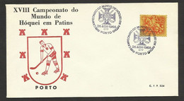 Portugal Cachet Commémoratif  Championat Do Monde De Hockey 1968 Porto Event Postmark  Hockey World Cup Oporto 1968 - Hockey (Veld)