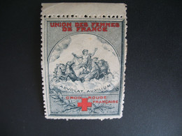 Vignette Militaire Delandre Guerre De 1914 - Croix Rouge - Red Cross - Croix Rouge Française   Advolat Auxilium - Croce Rossa