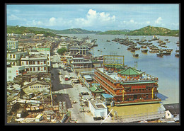 MACAU CASINOS View Of The Inner Harbour And The Floating Casino. ( Ed. Yat Cheung Cº. Nº 113) Carte Postale Unused VF - Cina