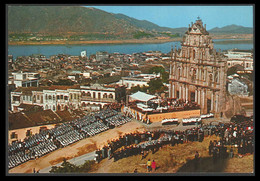 Post Card - Macau - Jesuits At The Ruins Of St. Paulo Dec. 8 1964. UNUSED VERY FINE - China