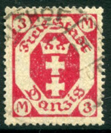 DANZIG 1922 Arms 3 Mk. Postally Used With Kalthof Postmark.  Michel 104 - Usati