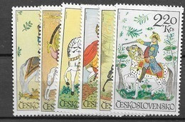 1972 MNH  Tschechoslowalei,Michel 2097-2102,  Postfris** - Unused Stamps