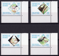 Senegal 1996, National Park, Birds, Monkey, Dolphin, Flamingo, 4val - Sénégal (1960-...)