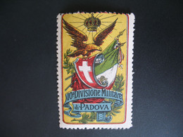 Vignette Militaire Delandre Guerre De 1914 - Croix Rouge - Red Cross -  Italie 10 Divisione Militare Di Padova  Neuf ** - Croix Rouge