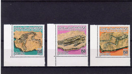 Libya 1985, Fossils, 3val - Fossiles