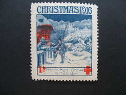 Vignette Militaire Delandre Guerre De 1914 - Croix Rouge - Red Cross - Grande Bretagne   Christmas 1916 Neuf ** - Rotes Kreuz