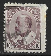 CANADA....KING EDWARD VII...(1901-10..)....." 1903.."....10c.......FILLER.....(CAT.VAL.£26...)......USED... - Used Stamps