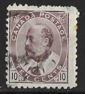 CANADA....KING EDWARD VII...(1901-10..)....." 1903.."....10c.......FILLER.....(CAT.VAL.£26...)......USED... - Usados