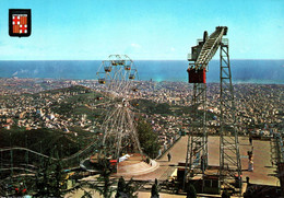 16599 MANEGE ATTRACTION GRANDE ROUE TIBIDABO Barcelone Marteau     ( 2 Scans ) - Altri & Non Classificati