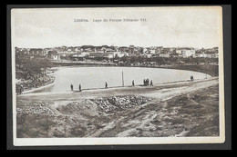 Vintage Postcard Portugal Lisboa Lago De Parque Eduardo VII Very Fine - Beja