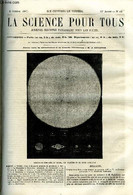 La Science Pour Tous N° 48 - L'espèce Et Sa Fixité, Les Planètes En Novembre 1867, Un Soulèvement Géologique, La Chauffe - Cultural