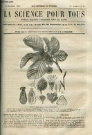 La Science Pour Tous N° 4 - L'aphalbet Universel, Tortola Et Le Raz De Marée, Les Planètes En Janvier 1868, Le Barométro - Cultural