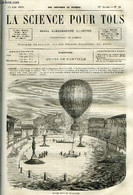 La Science Pour Tous N° 28 - Le Ballon Captif De L'hippodrome Par Henri De Parville, Le Mouvement Scientifique : La Sain - Cultural