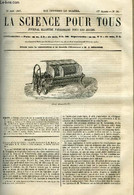 La Science Pour Tous N° 38 - Cause Universelle Du Mouvement, La Sonde Thermomètre De M. Maubant, L'anémographe De M. Rad - Cultural