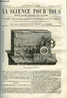 La Science Pour Tous N° 35 - Le Cordeau-mesure Pour Les Semailles, Les Moteurs électriques De L'abbé Poitevin, Les Propr - Cultural