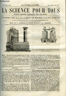 La Science Pour Tous N° 34 - Nouveau Propulseur Maritime, Les Planètes En Aout 1867, Une Tinette Inodore, Exposition Du - Cultural