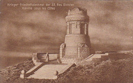 AK Viéville-sous-les-Côtes - Krieger-Friedhofsdenkmal Der 33. Res. Division - 1. WK (62675) - Vigneulles Les Hattonchatel