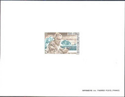 F.S.A.T.(1992) Paul Tchernia. Deluxe Sheet. Scott No 169, Yvert No 167. - Imperforates, Proofs & Errors