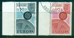 Andorra (Fr) 1967 Europa CTO - Used Stamps