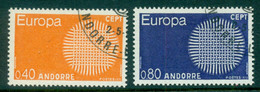 Andorra (Fr) 1970 Europa CTO - Usados