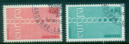 Andorra (Fr) 1971 Europa CTO - Usados