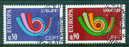 Andorra (Fr) 1973 Europa CTO - Usados