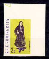 Albania 1962 Costumes Mi#697 B - Imperforated, Mint Never Hinged - Albanie