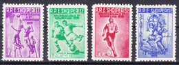Albania 1959, Sport - Spartak Games Mi#578-581 Mint Never Hinged - Albanië