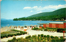 New York Lake George Million Dollar Beach And Bath House - Lake George