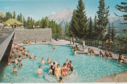 Upper Hot Springs Pool, Banff, Alberta Colle En Dos  Some Glue On Back - Banff