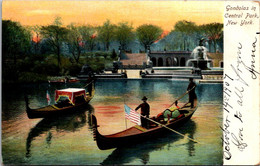 New York City Gondolas In Central Park - Central Park