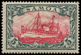 * SAMOA 54 : 5m. Noir Et Carmin, TB - Samoa