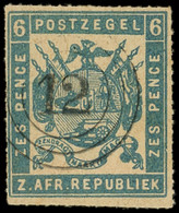 TRANSVAAL 17 : 6p. Bleu, Obl., TB - Transvaal (1870-1909)