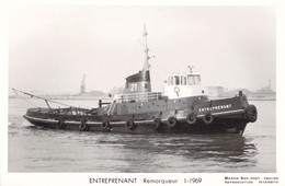 CPA BATEAUX - ENTREPRENANT REMORQUEUR 1-1969 - Tugboats