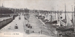 CPA BATEAUX - BORDEAUX - Les Quais - 14*7cm - Autres & Non Classés