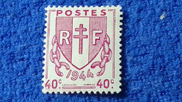 FRANSA-1945-46 -40c.COAT OF ARMS DAMGASIZ - Autres & Non Classés