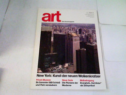 ART Das Kunstmagazin 1983/08 - New York: Kunst Der Neuen Wolkenkratzer U.a. - Sonstige & Ohne Zuordnung