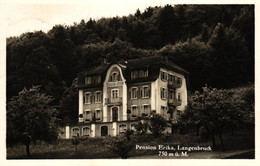 Langenbruck, Pension "Erika", 1934 - Langenbruck