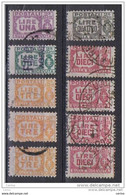 LUOGOTENENZA:  1946  PACCHI  POSTALI  META'  DX. -  10  VAL. US. -  SASS. 60/64 - Paquetes Postales