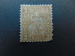 N°. 21* (Philex) Helvetia Assise Dentelé - Unused Stamps