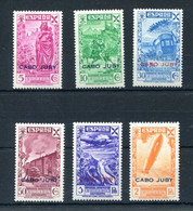 1943.CABO JUBY .EDIFIL.BENEFICENCIA.EDIFIL 12/17*.NUEVOS CON FIJASELLOS(MH).CATALOGO 51€ - Cape Juby