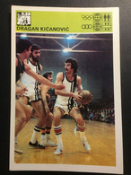 SVIJET SPORTA Card ► WORLD OF SPORTS ► 1980. ► DRAGAN KIĆANOVIĆ ► No. XII/1980. ► Basketball ◄ - Otros & Sin Clasificación